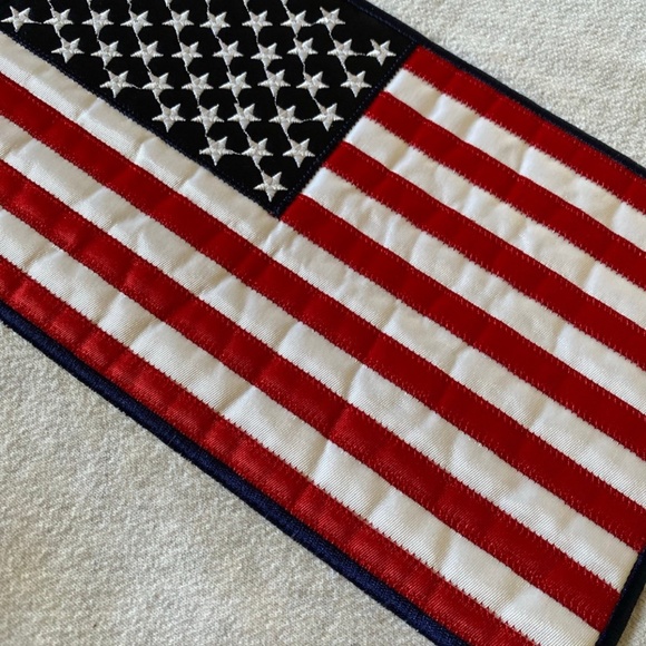 Champion American Flag Patch Reverse Weave Sweatshirt - Picture 5 of 6